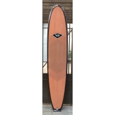 TABLA SURF TACTIC LONGBOARD EPOXY NOSE RIDING BALMINS 9'2 brown